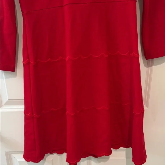 Kate Spade Red Scalloped Dress - Picture 5 of 10